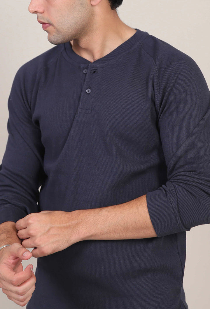 Ribbed Henley