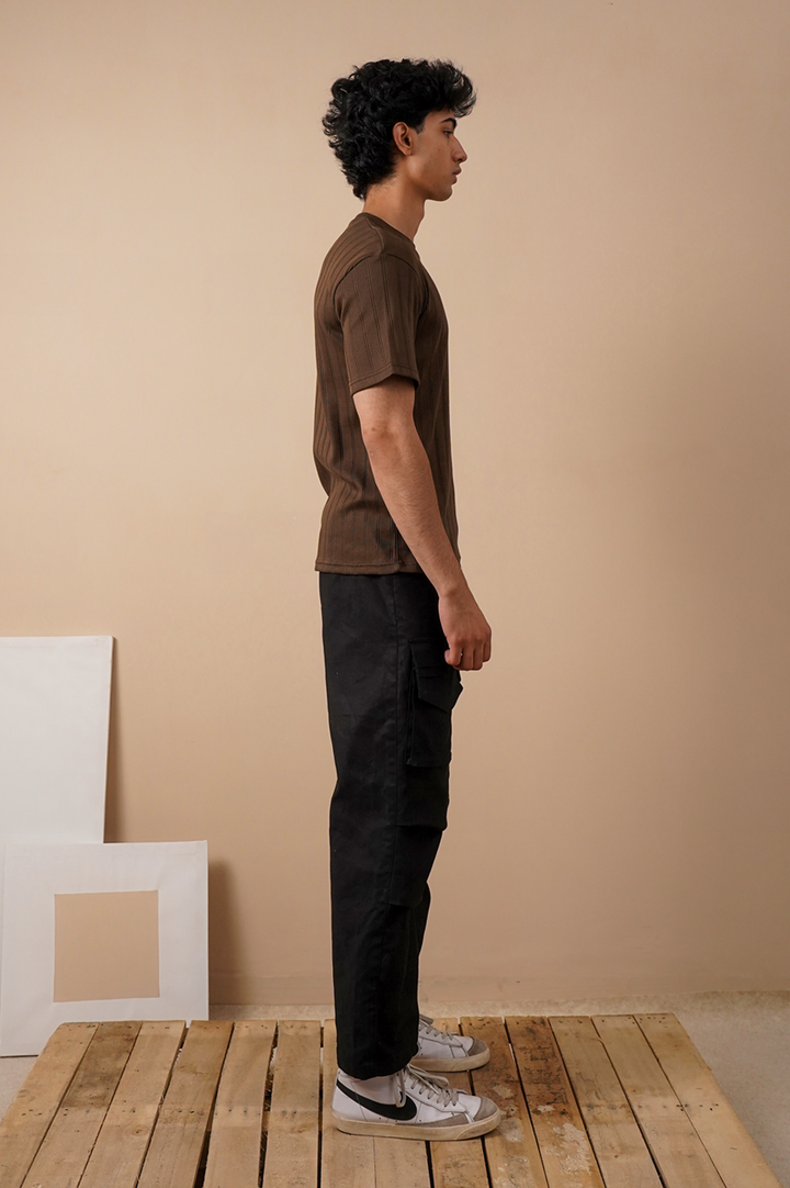 Premium Ribbed Relaxed Fit T-Shirt