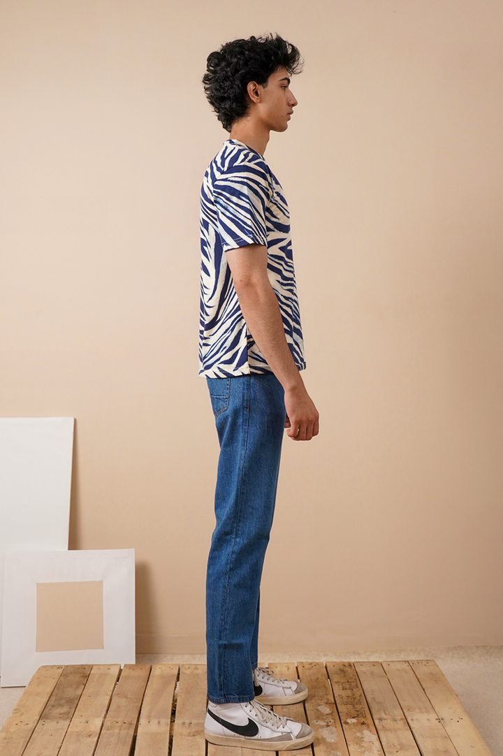 Abstract Print Relax Fit T-Shirt