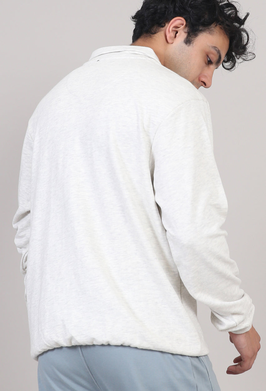 LongSleeves Printed Buttoned Polo