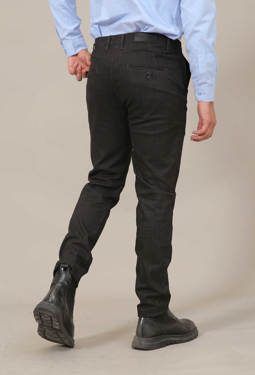 Self Textured Cotton Chinos
