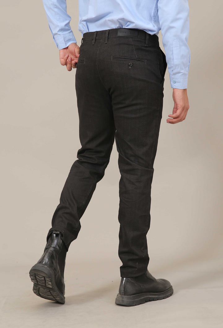 Self Textured Cotton Chinos