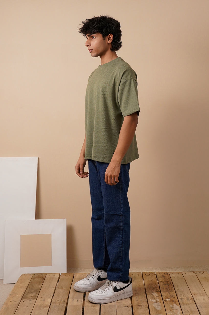 Premium Textured Oversized T-Shirt