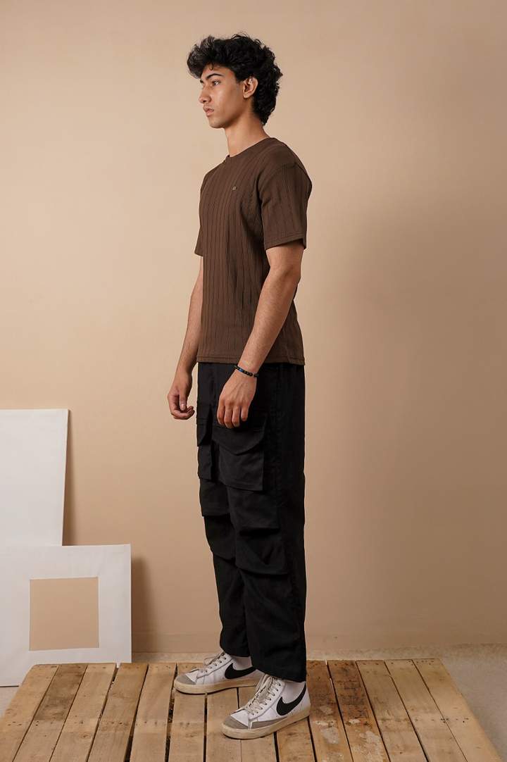 Premium Ribbed Relaxed Fit T-Shirt