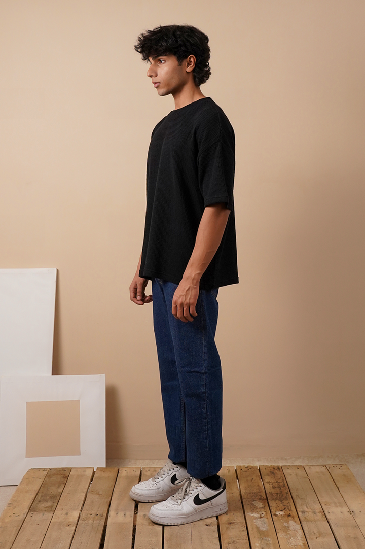 Premium Textured Oversized T-Shirt