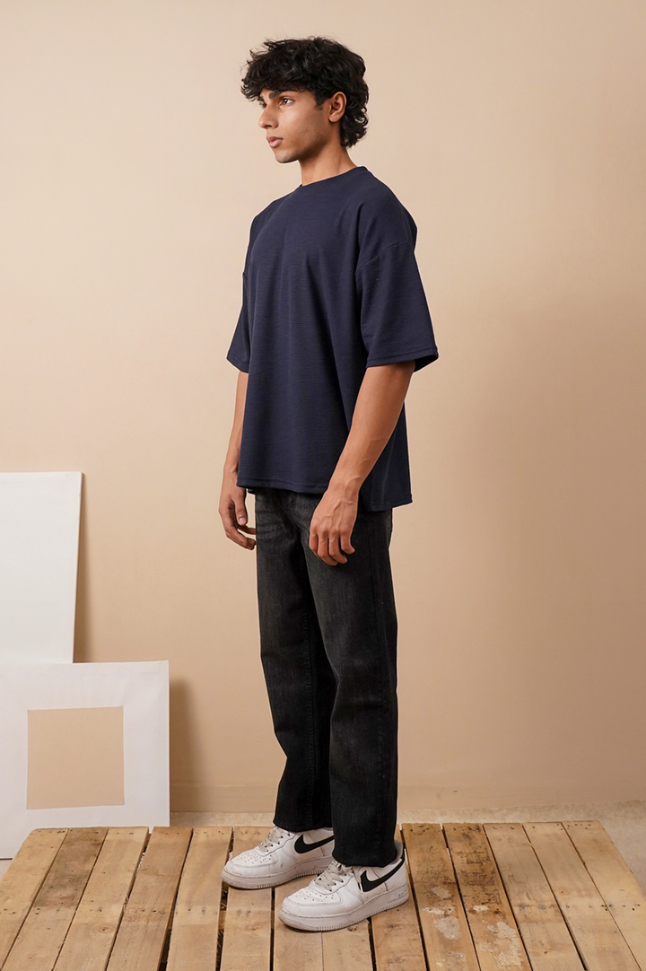Premium Textured Oversized T-Shirt