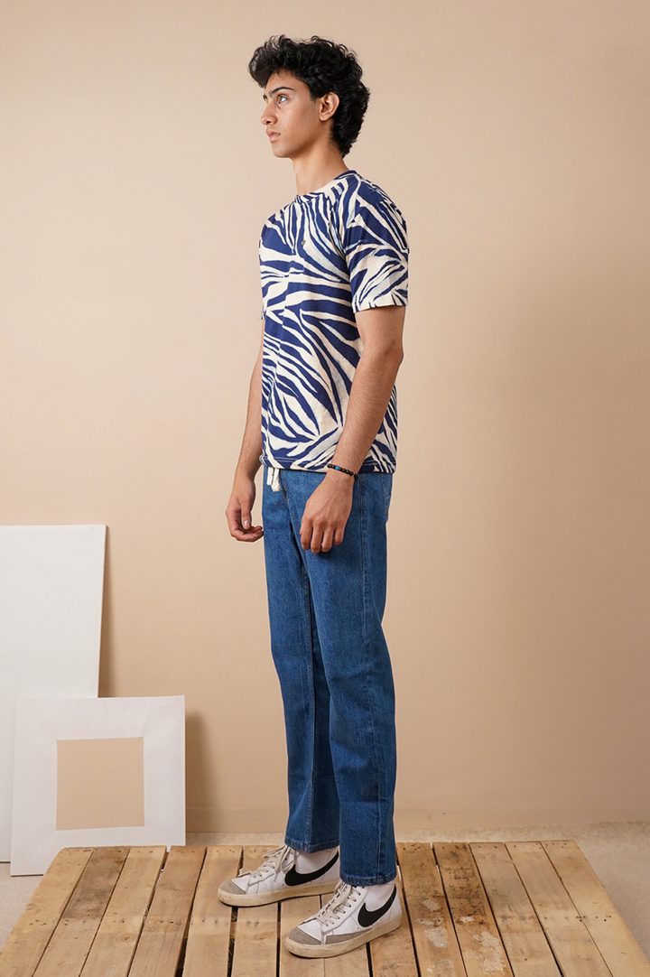 Abstract Print Relax Fit T-Shirt