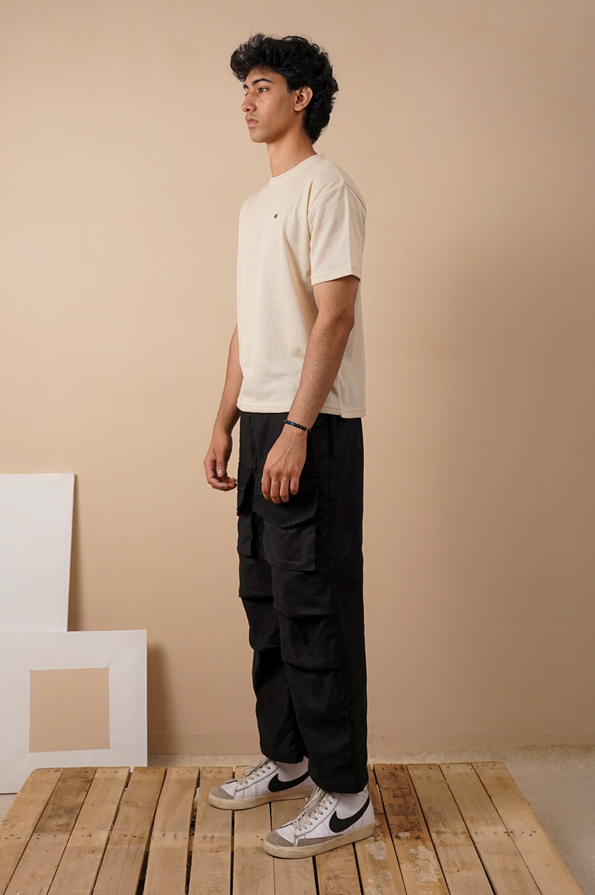 Textured Relax Fit T-Shirt