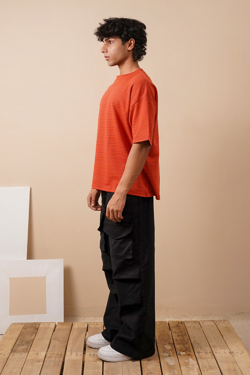 Premium Textured Oversized T-Shirt