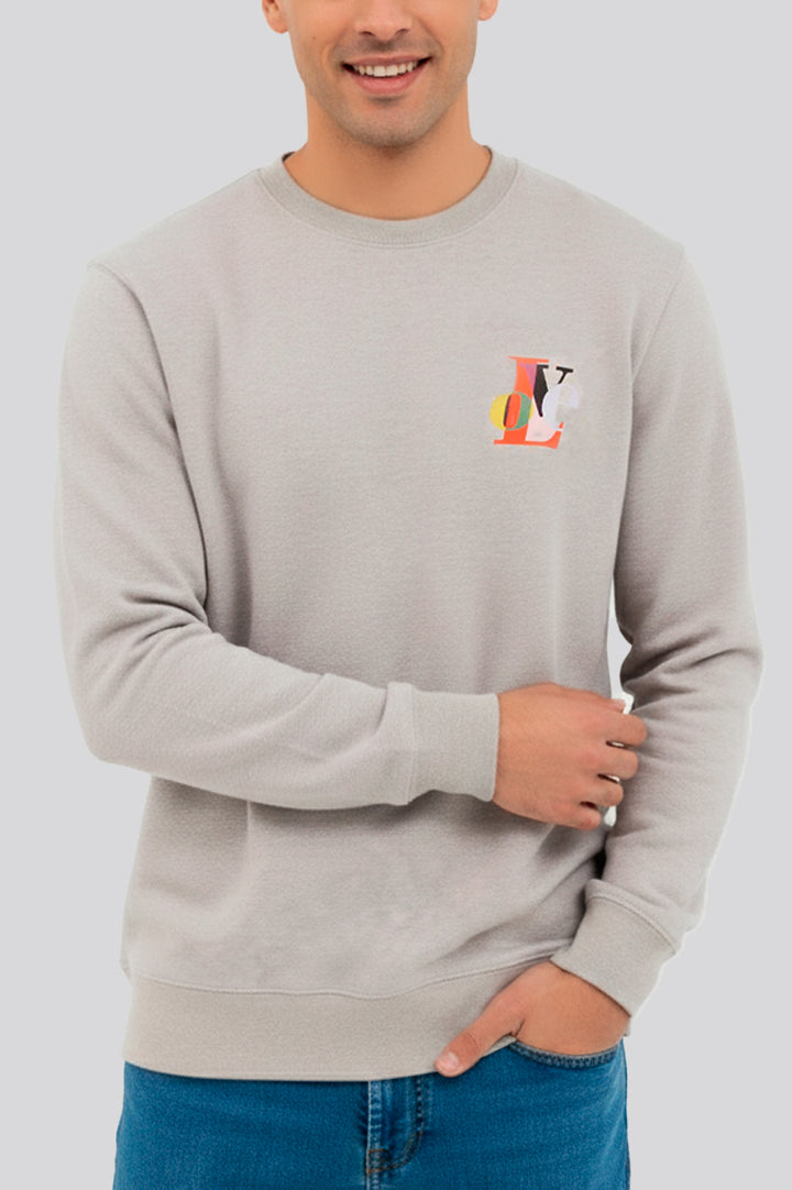 Printed Terry Sweatshirt