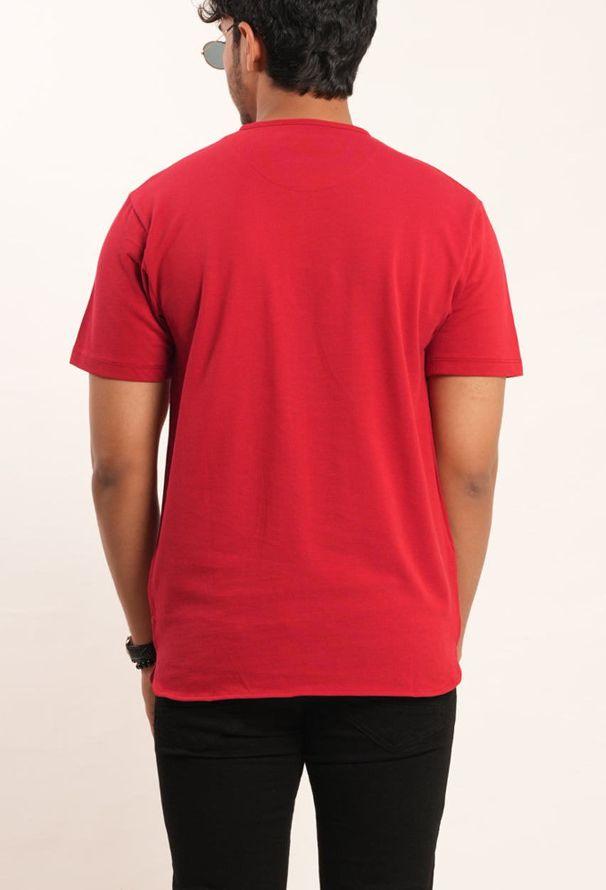 Breathable Pique Concealed Button Down Shirt