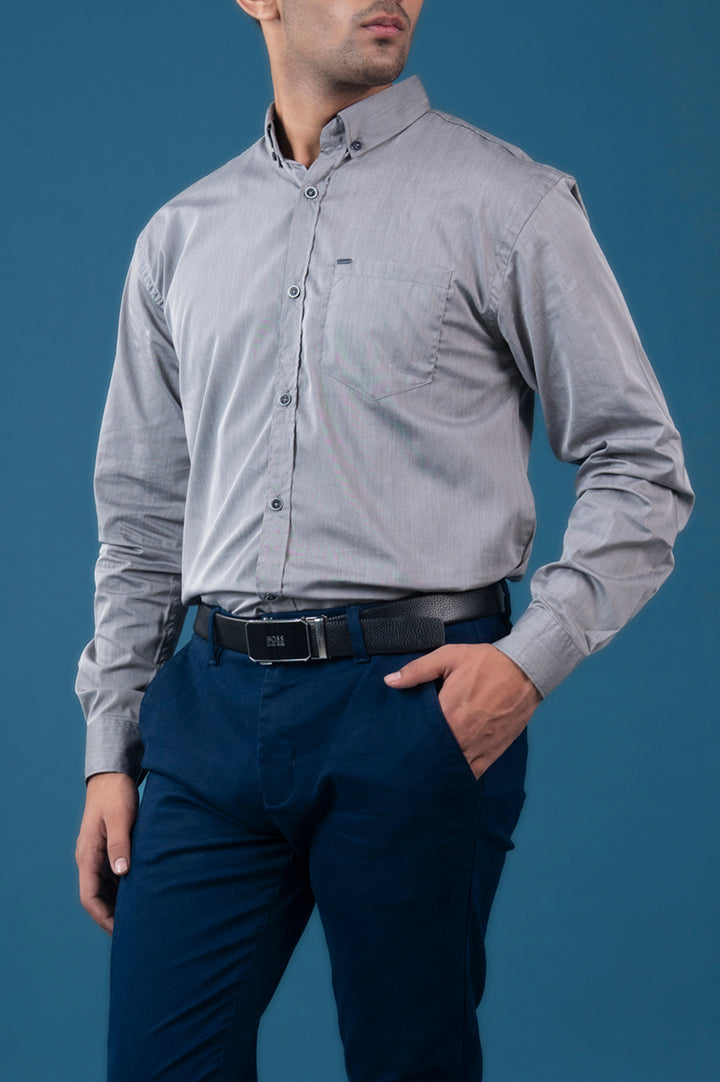 Graphite Button-Down