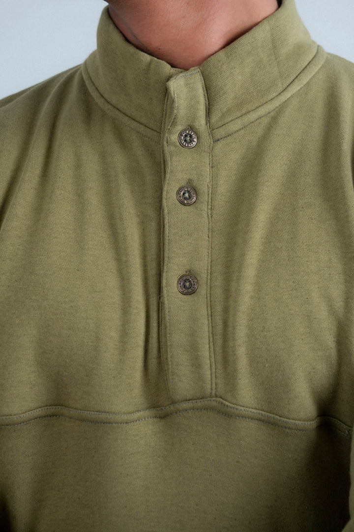 Sierra Crest Button Up Mock Neck
