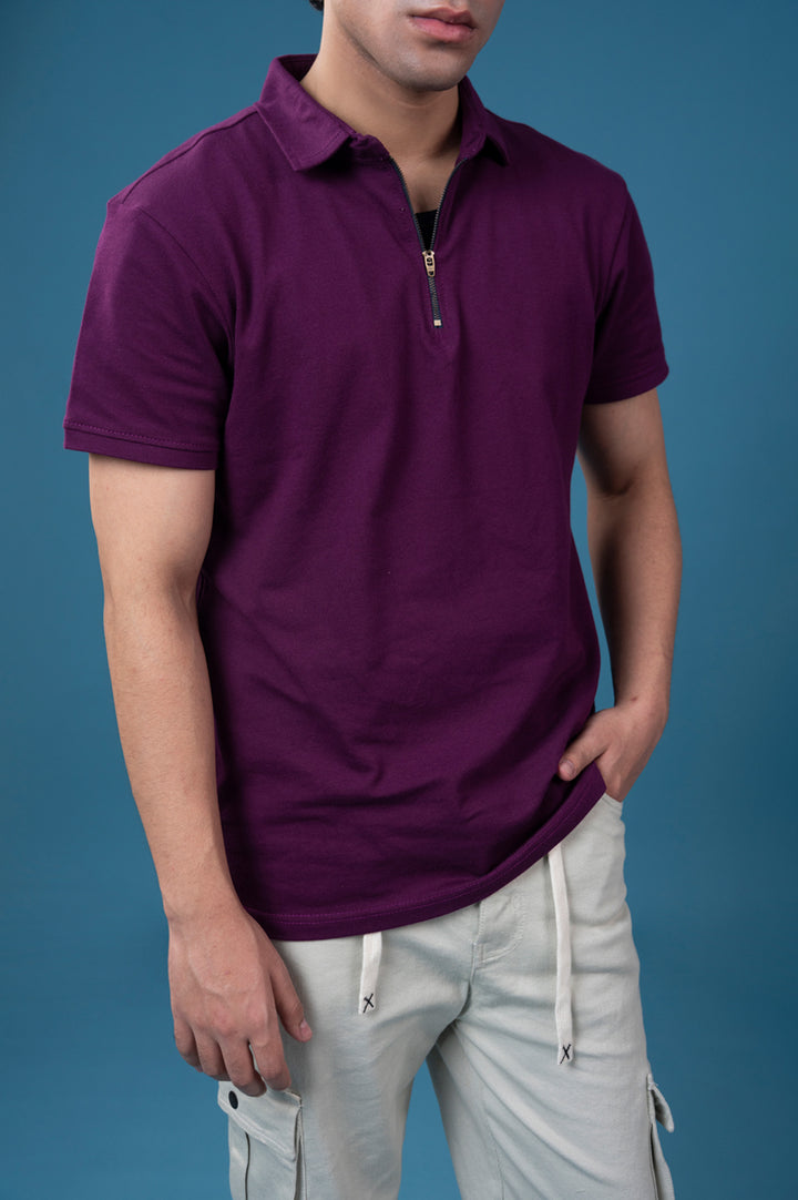 Midnight Plum Polo
