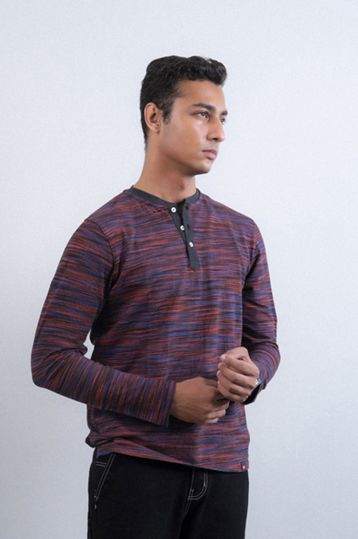 Heavy Interlock Slub Henley