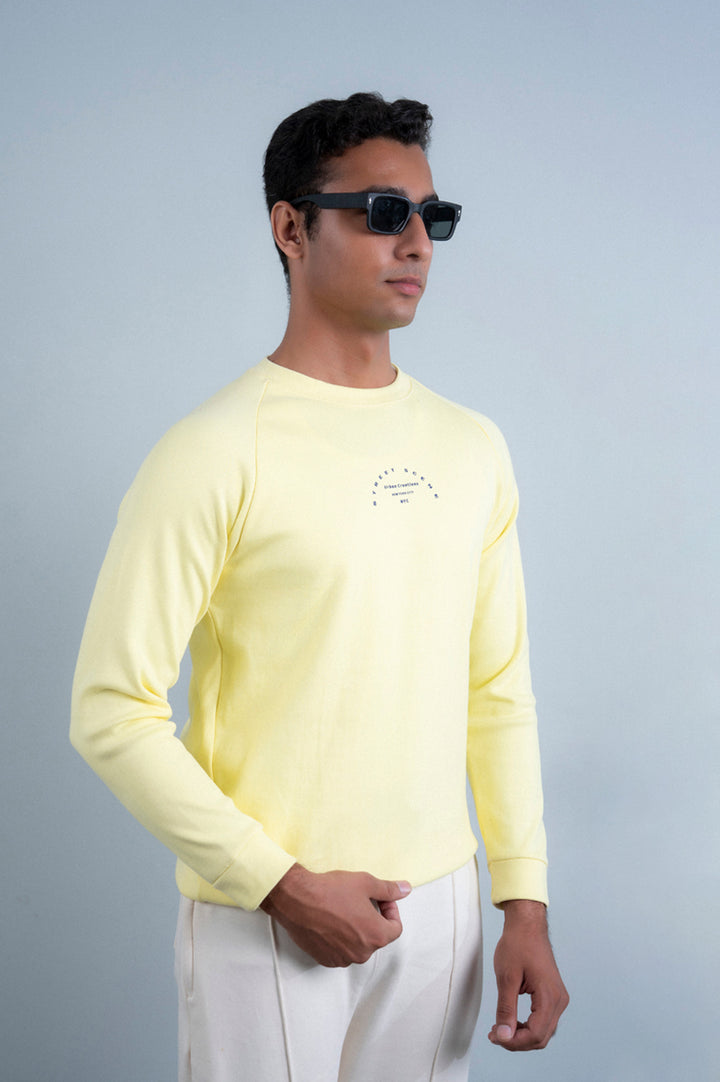 Ribbed Printed Sweat