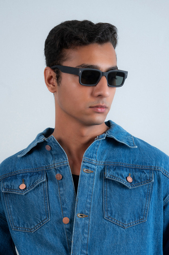 Boxy Button Up Denim Jacket