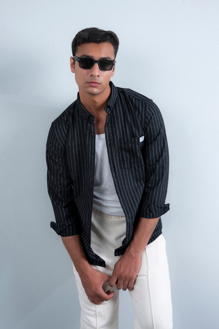 Shadow Stripe Woven Shirt