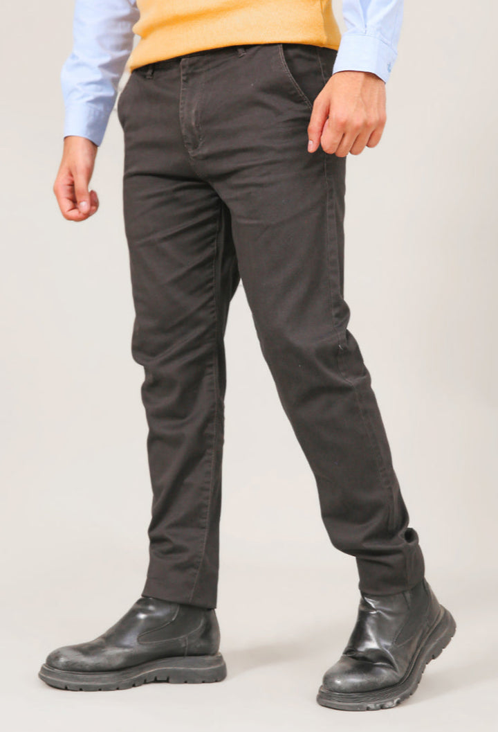 Textured Cotton Chinos