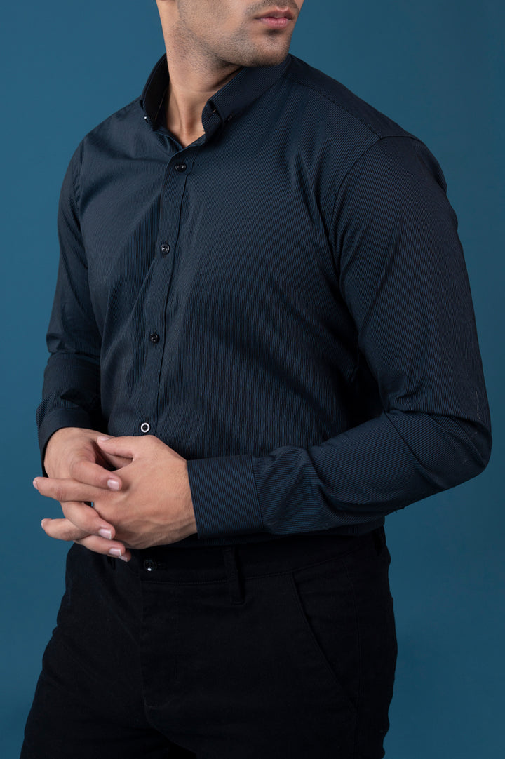 Obsidian Stripe Semi Formal Shirt