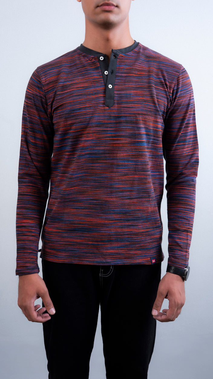 Heavy Interlock Slub Henley