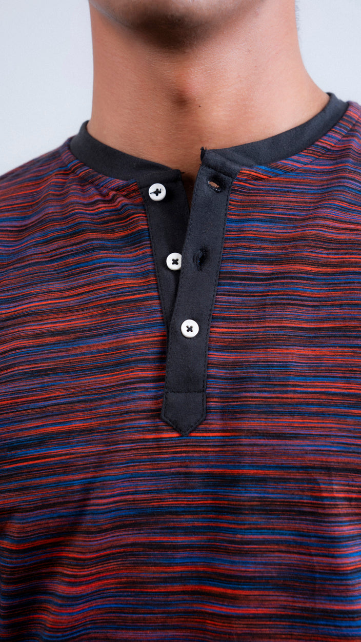 Heavy Interlock Slub Henley