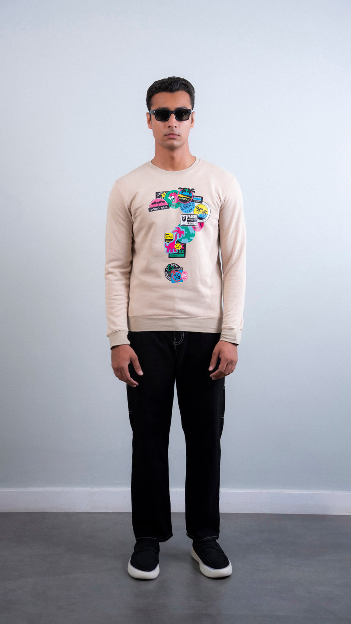 Printed Fleece Sweatshirt