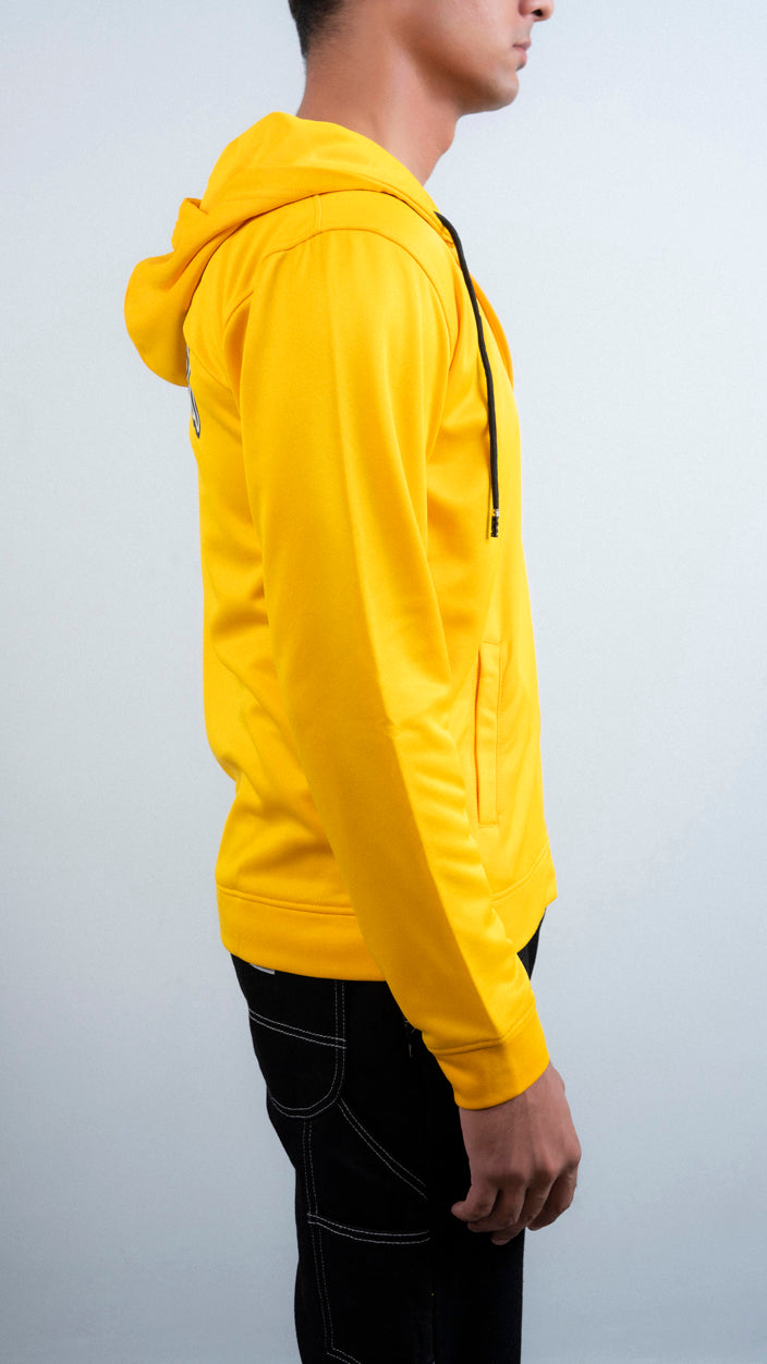 Zipper Dri Fit Printed Hoodie