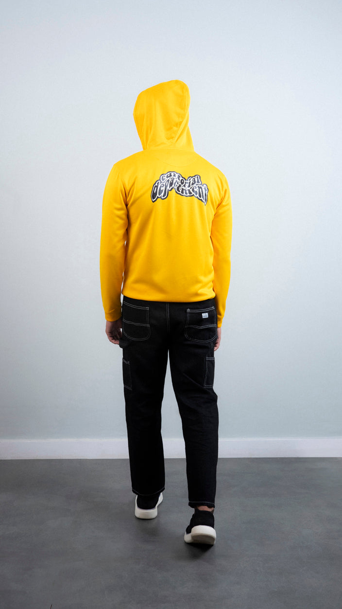 Zipper Dri Fit Printed Hoodie