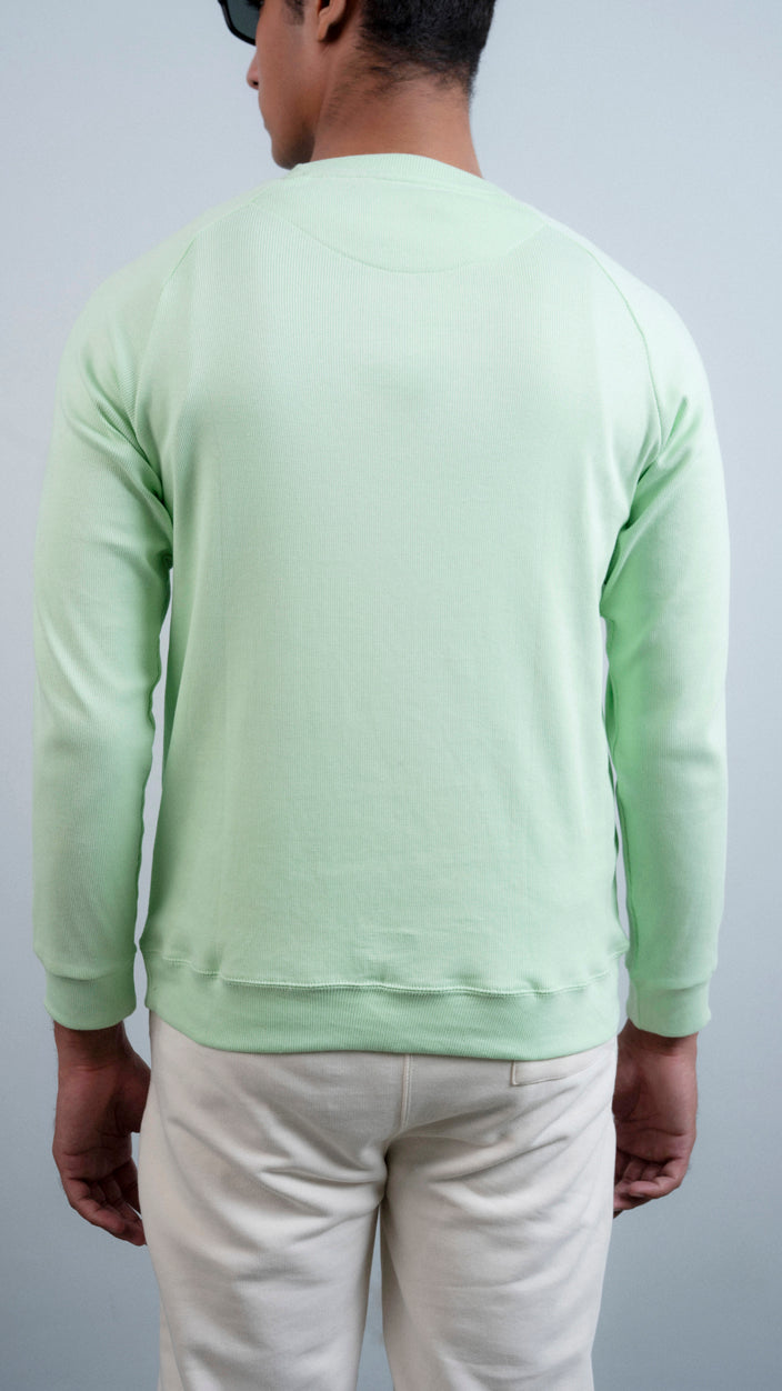 Raglan Sleeves Printed Sweat