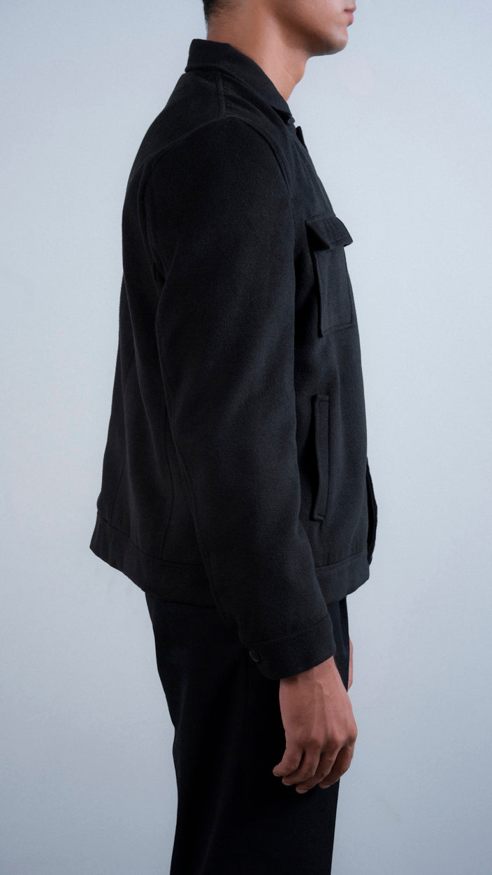 Heavy Wool Double Pocket Jacket