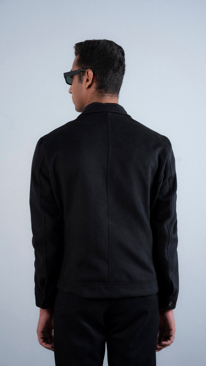 Heavy Wool Double Pocket Jacket