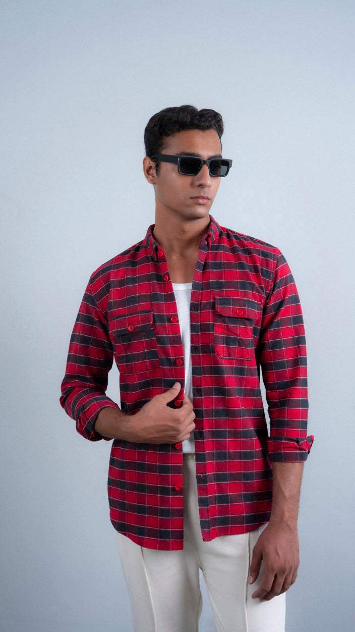 Redwood Flannel Check Shirt