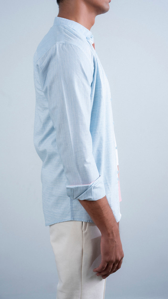 Dual Tone Split Shirt