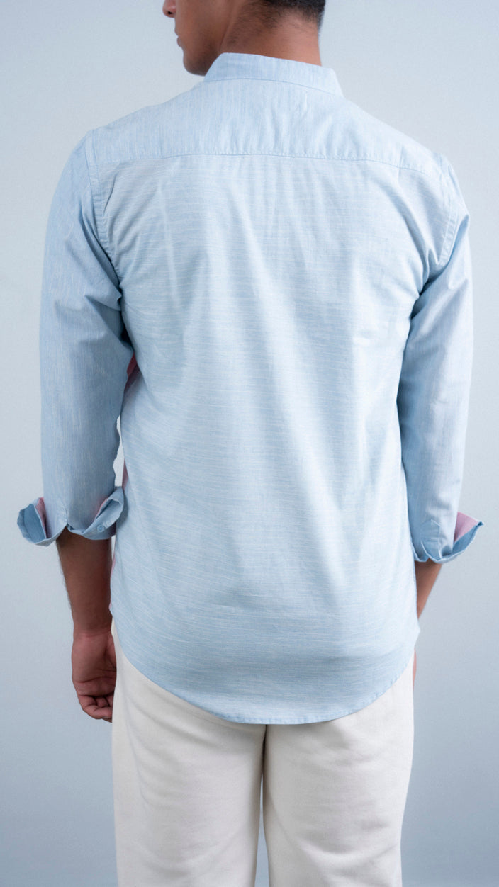 Dual Tone Split Shirt