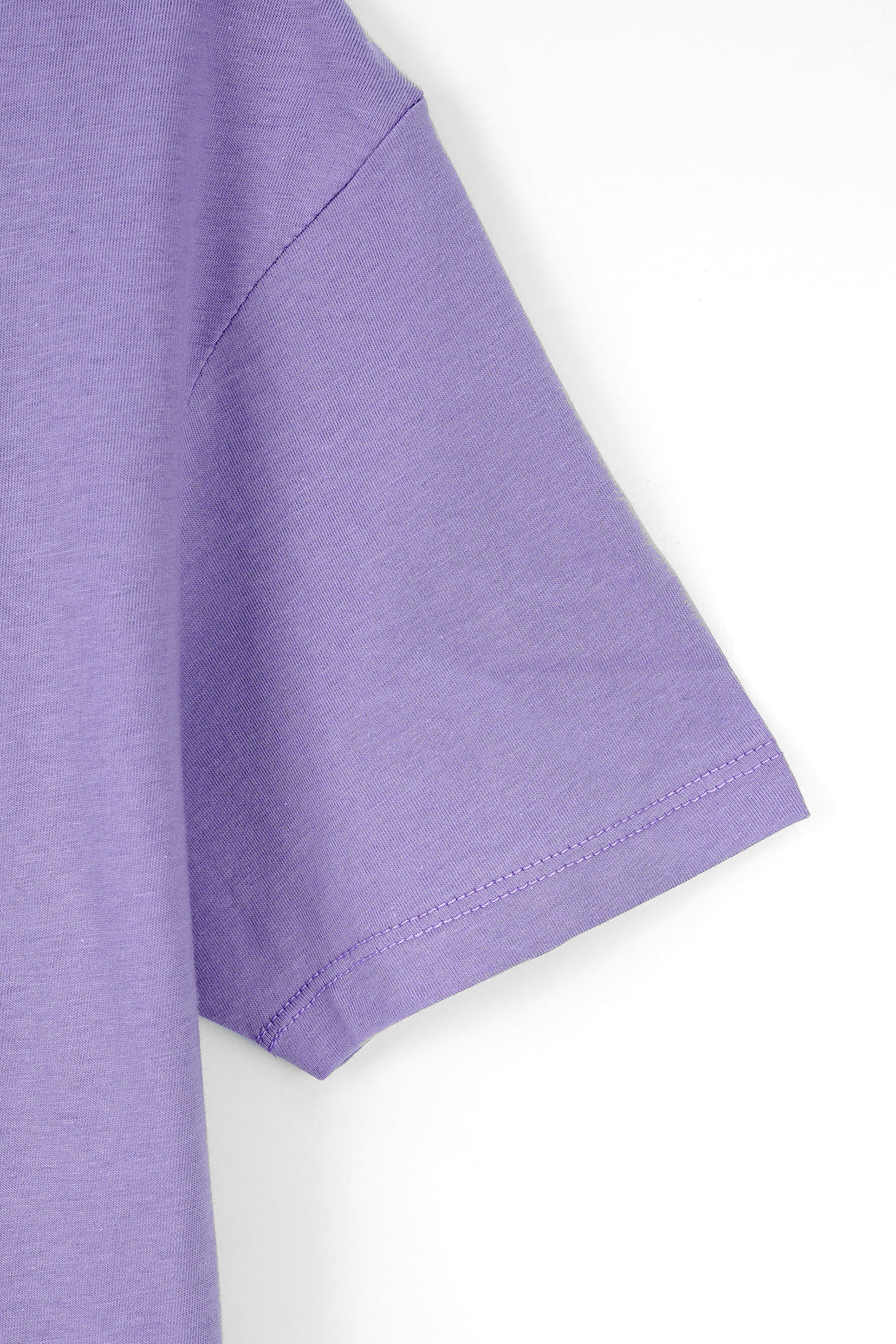 Purple Graphic Cotton T-Shirt