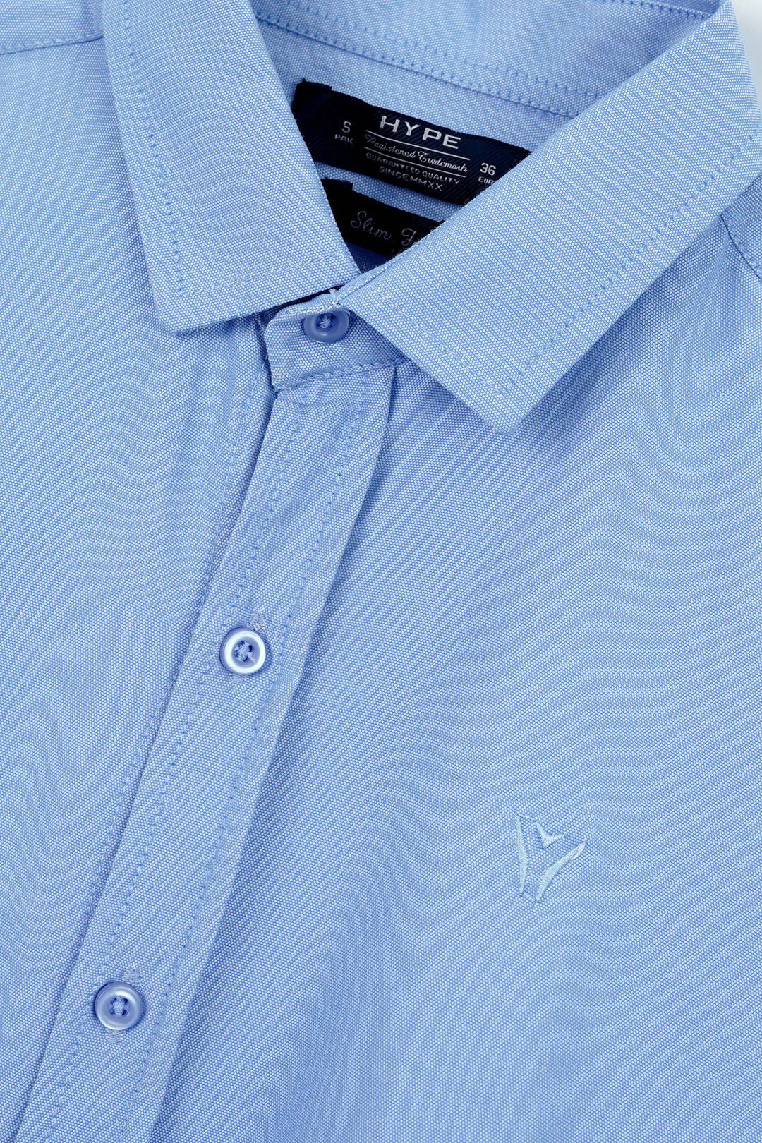 Daily Wear Linen Logo Embroidered Shirt