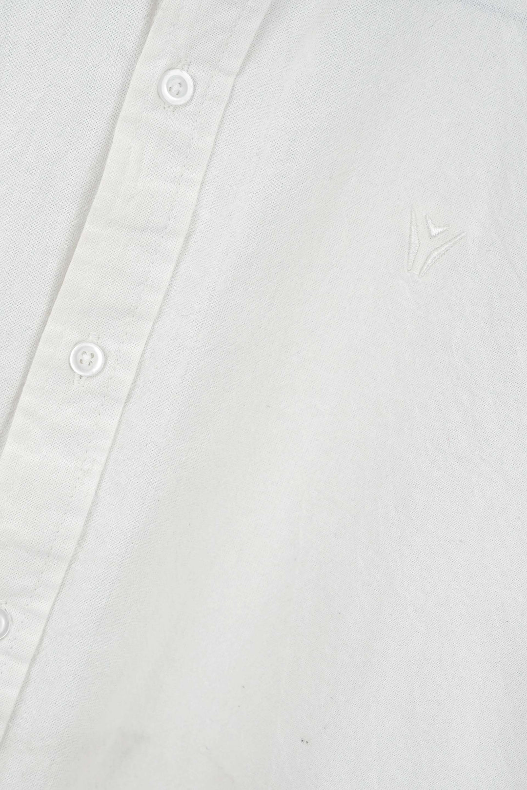 Daily Wear Linen Logo Embroidered Shirt-3