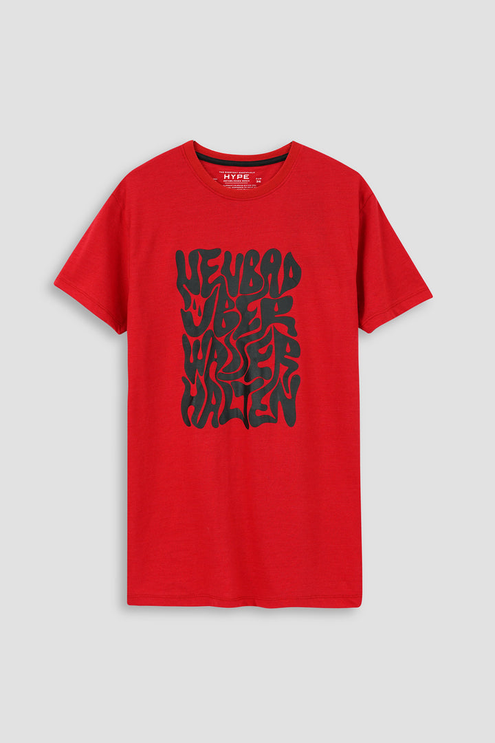 Red Graphic T-Shirt