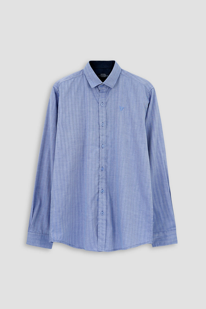 Daily Wear Linen Logo Embroidered Shirt