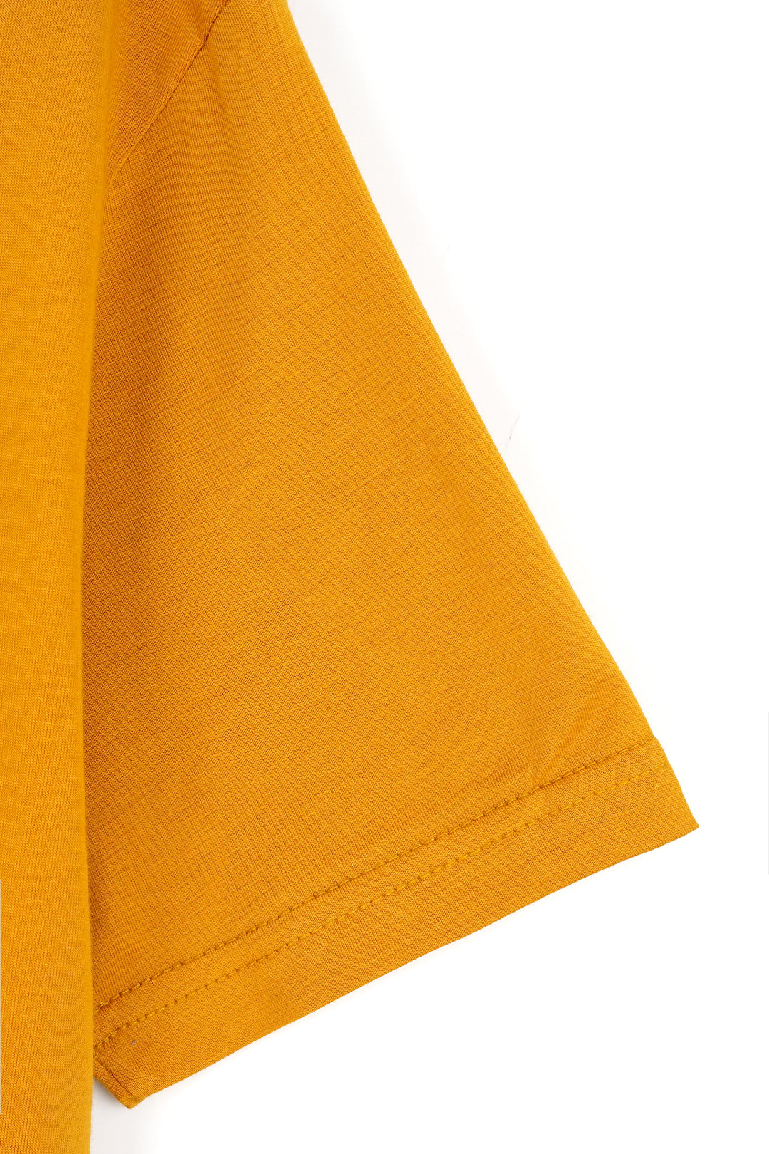 Mustard Soft Cotton Printed T-Shirt