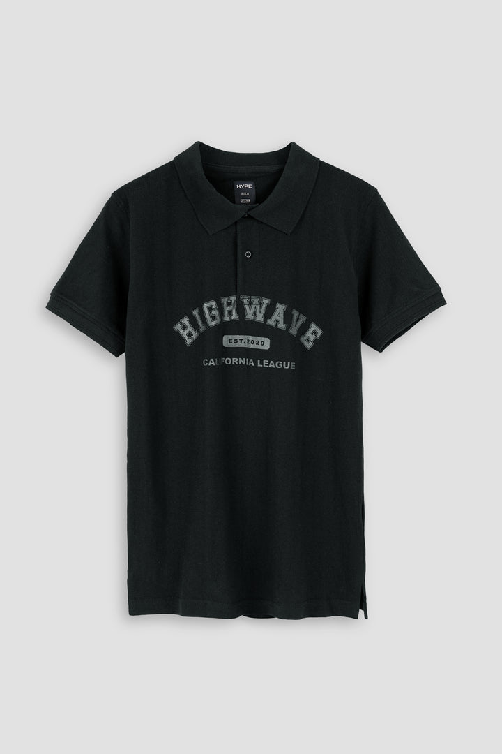 Pinted Pique Polo Shirt