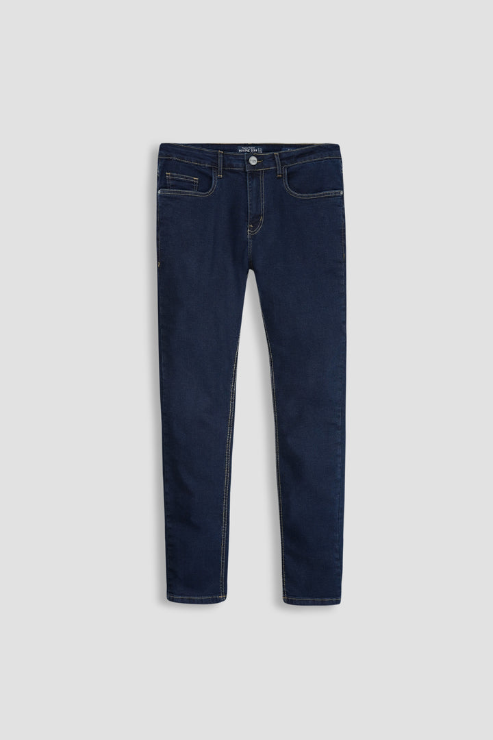 Dark Blue Slim Fit Denim Jeans