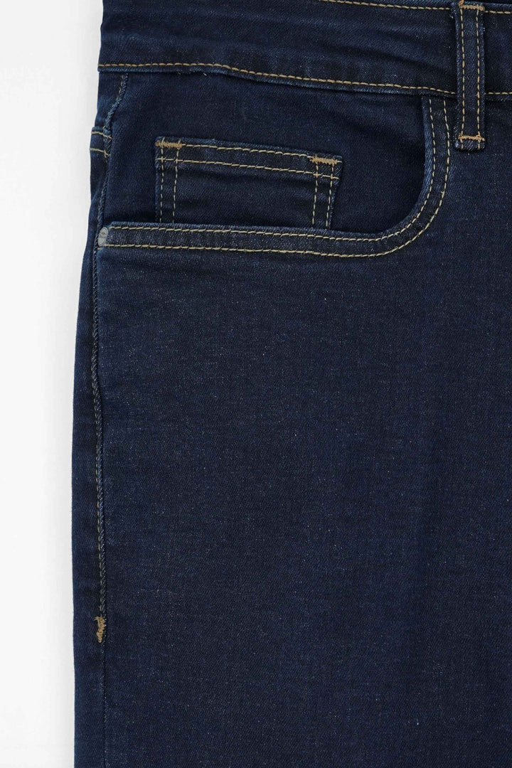 Dark Blue Slim Fit Denim Jeans