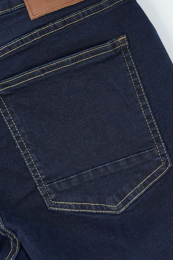 Dark Blue Slim Fit Denim Jeans