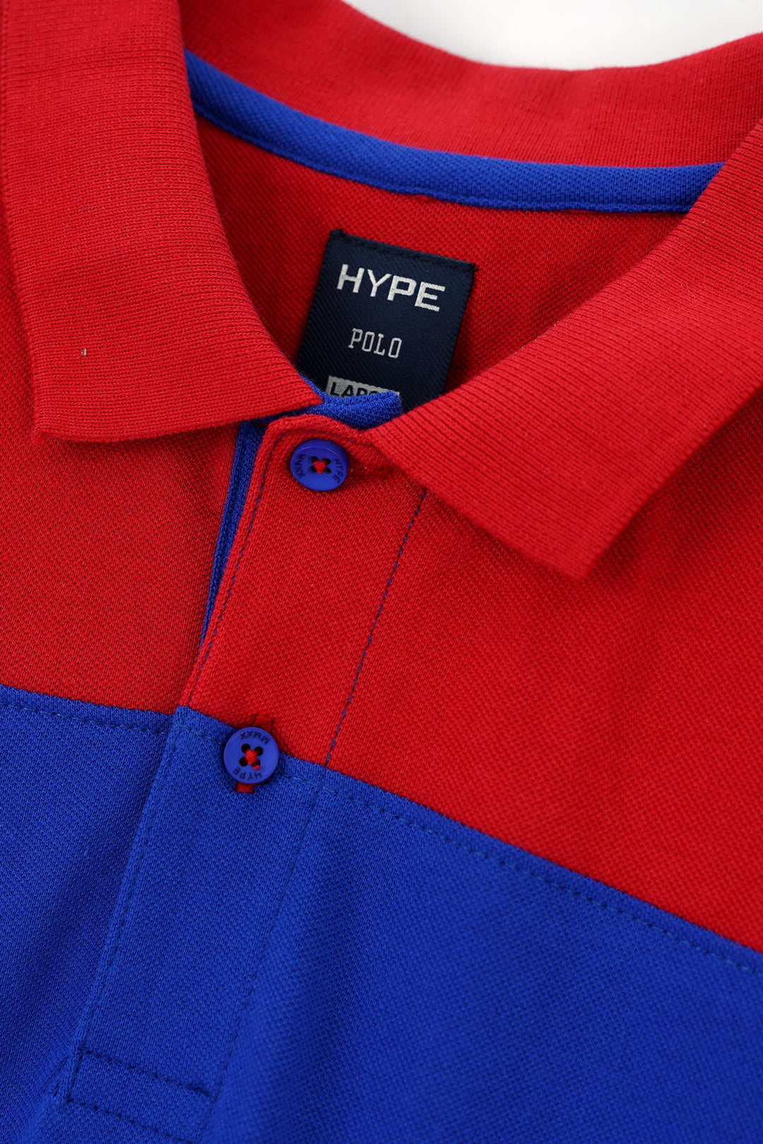 Cut & Sew Pique Polo Shirt