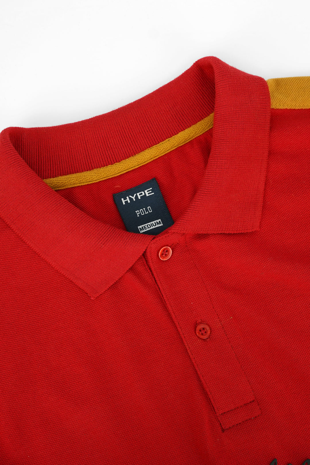 Pique Printed Panel Polo Shirt