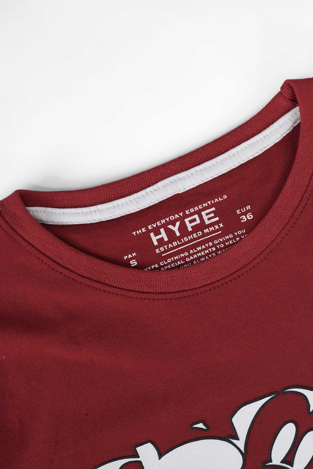 Soft Cotton Graphic Maroon T-Shirt