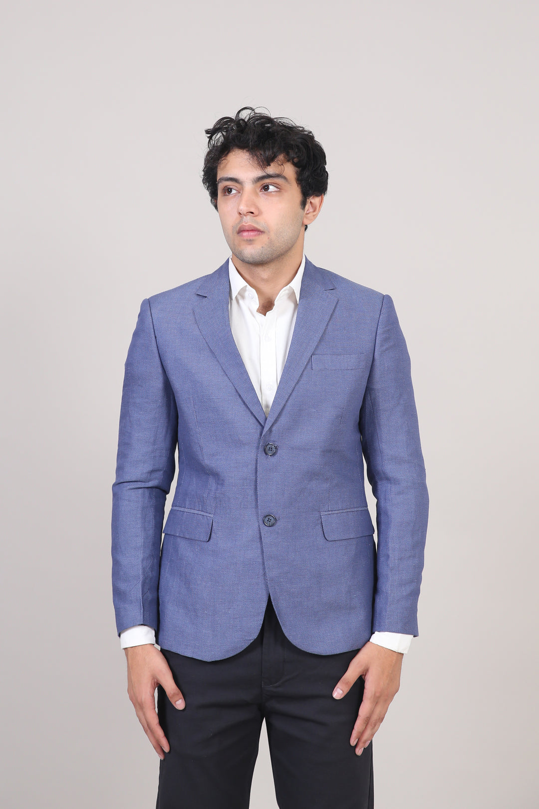 Self-Textured Blazer