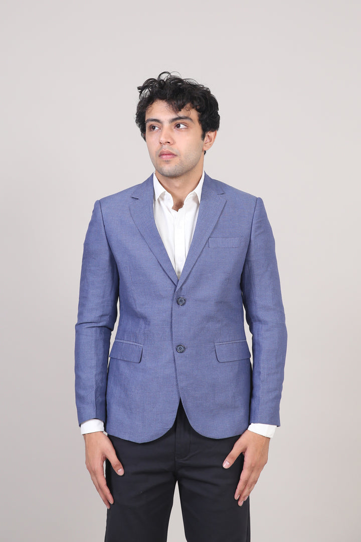 Self-Textured Blazer